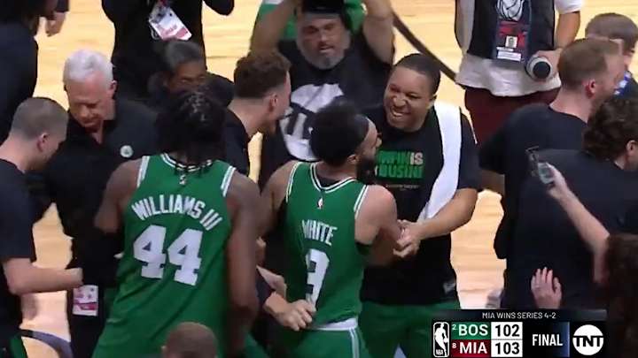 TNT’s Erroneous Graphic Goes Viral After Celtics’ Game 6 Buzzer Beater TNT’s Erroneous Graphic Goes Viral After Celtics’ Game 6 Buzzer Beater