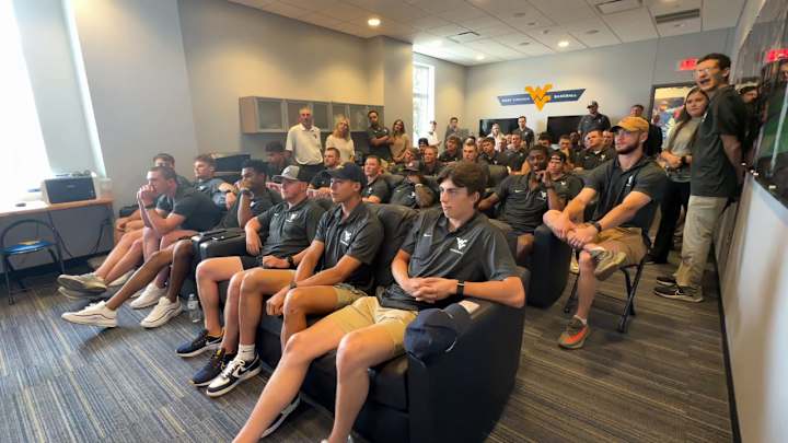 WATCH: WVU Baseball Finds Out Regional Location
