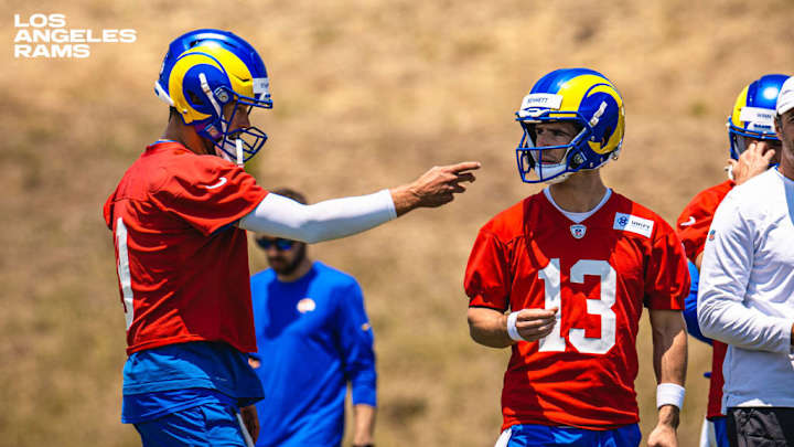 Rams QB Battle: Can 'Excellent' Brett Rypien Beat Out Stetson Bennett as Stafford Backup?