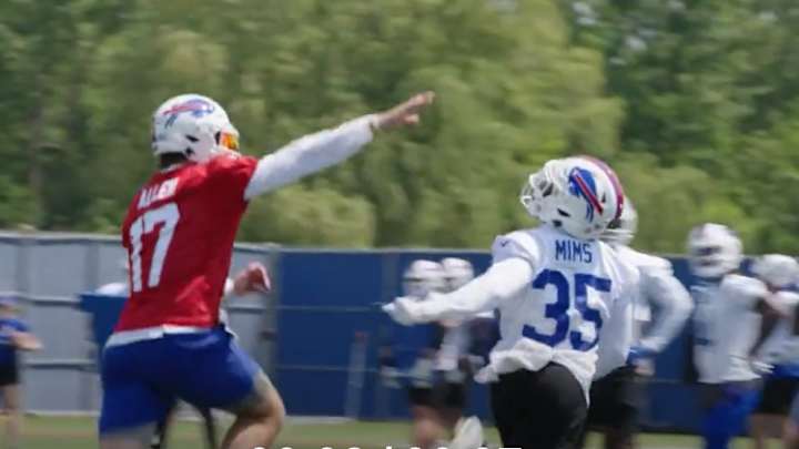 Bills WATCH: QB Josh Allen Plays Cornerback at OTAs