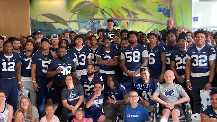 For Penn State, a Hospital Visit Lifts Players From Their 'Football Bubble'