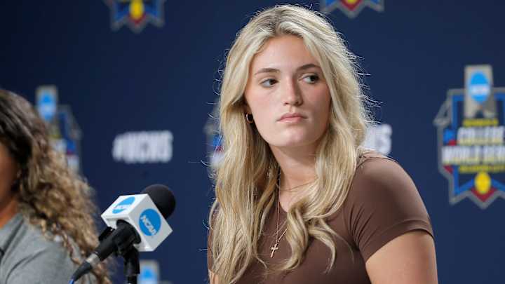 WCWS Elimination Game Doesn't Scare Montana Fouts, Alabama Softball WCWS Elimination Game Doesn't Scare Montana Fouts, Alabama Softball