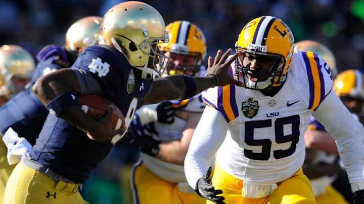 Notre Dame vs LSU In The Peach Bowl Projection From Lindy's Notre Dame vs LSU In The Peach Bowl Projection From Lindy's