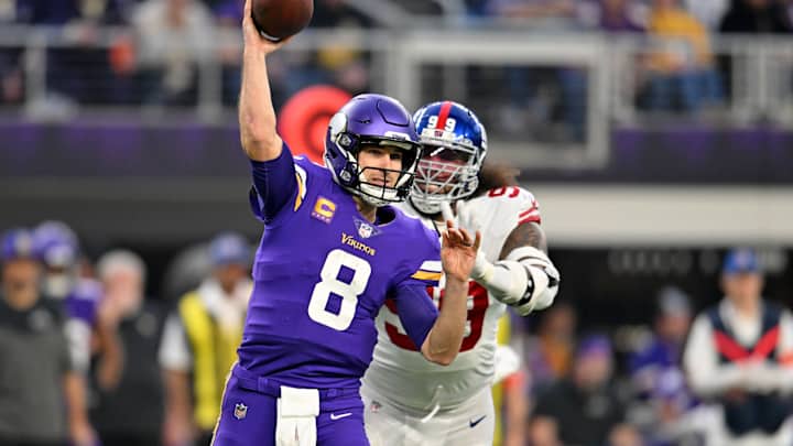 Kirk Cousins' Checkdown Rate Ranks Among NFL's Lowest Kirk Cousins' Checkdown Rate Ranks Among NFL's Lowest