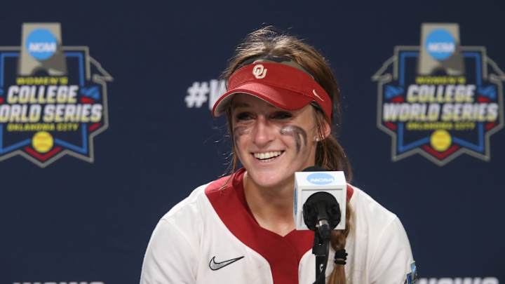 WATCH: Oklahoma WCWS Stanford Postgame Press Conference