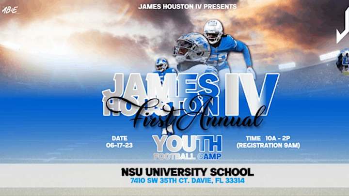 James Houston IV Announces 1st Annual Youth Football Camp