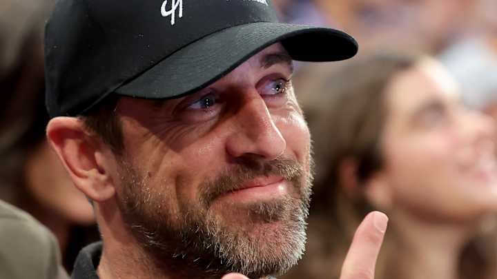 Aaron Rodgers Celebrates End of Jets OTAs at Ed Sheeran Concert Aaron Rodgers Celebrates End of Jets OTAs at Ed Sheeran Concert