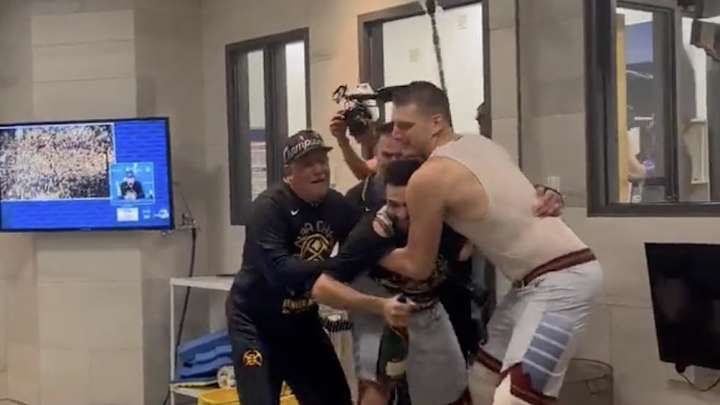 Nikola Jokić Celebrated Nuggets’ NBA Title by Throwing Jamal Murray in a Pool