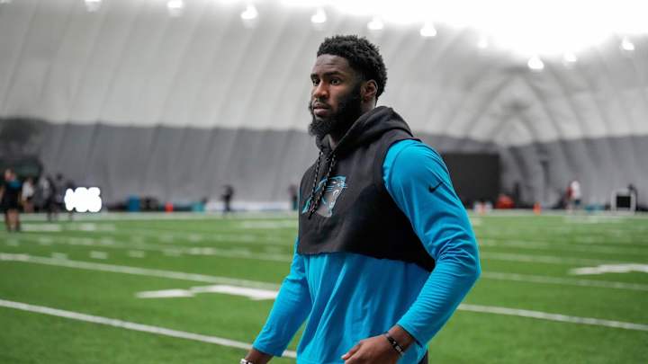 Brian Burns Shows Off New Number in Photoshoot