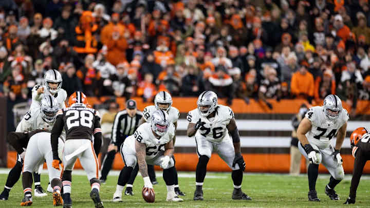 Where is the Raiders' Offensive Line Ranked  in the NFL