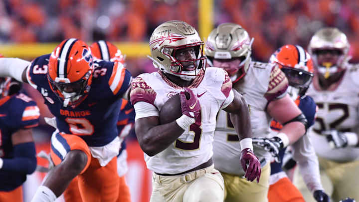 FSU's Trey Benson Regarded As Top-Ranked Running Back in 2024 NFL Draft By One Analyst