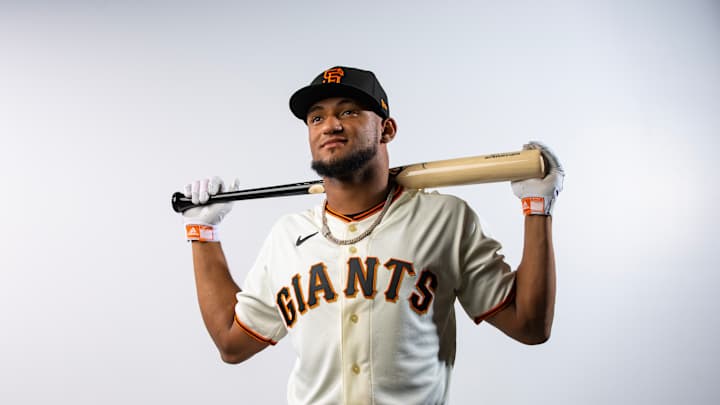 WATCH: SF Giants outfielder Luis Matos' first-career MLB hit