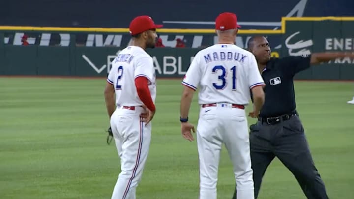 Three Rangers Ejected in a Span of One Minute After Pivotal Strikeout