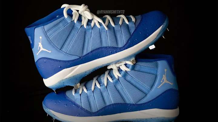 MLB Players Receive Air Jordan 11 Father's Day Cleats MLB Players Receive Air Jordan 11 Father's Day Cleats