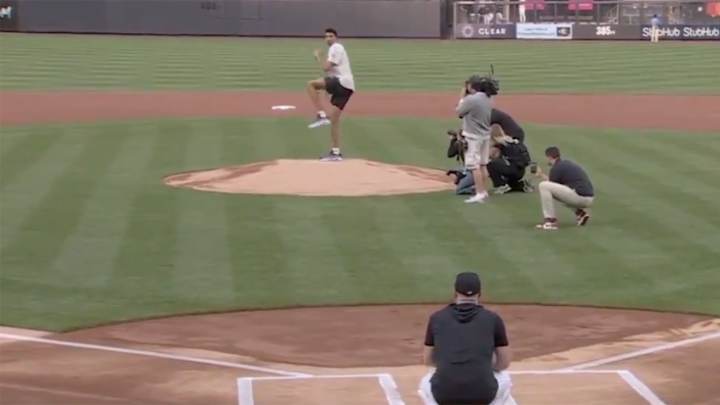 Fans Roasted Victor Wembanyama for Wayward Ceremonial First Pitch