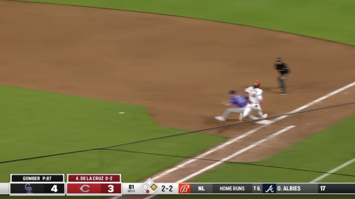 Elly De La Cruz Wowed MLB Fans by Easily Beating Out Routine Grounder