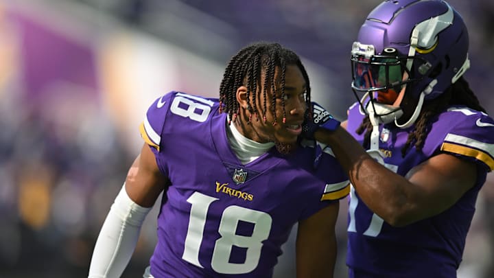Where Does Vikings' Receiving Corps Rank With Thielen Out, Addison In?