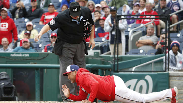 Washington Nationals Manager Davey Martinez Gets Ejected in Epic Fashion vs. Arizona Diamondbacks Washington Nationals Manager Davey Martinez Gets Ejected in Epic Fashion vs. Arizona Diamondbacks