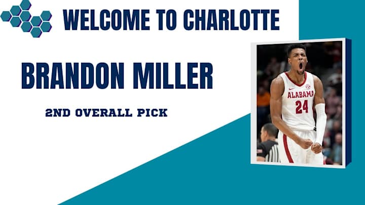 BREAKING: Hornets Select F Brandon Miller 2nd Overall
