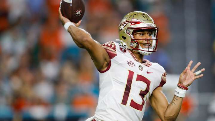 Report: FSU Football Quarterback Jordan Travis Did Not Throw At Manning Passing Academy Report: FSU Football Quarterback Jordan Travis Did Not Throw At Manning Passing Academy