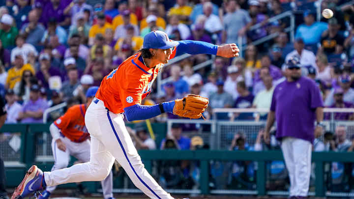 Florida Pitcher Jac Caglianone’s Fastball at MCWS Has Fans in Awe Florida Pitcher Jac Caglianone’s Fastball at MCWS Has Fans in Awe