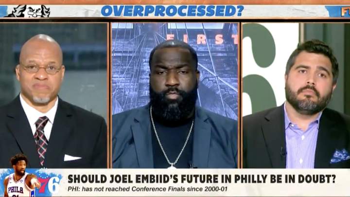 Kendrick Perkins Has Perfect Replacement for James Harden in Philadelphia Kendrick Perkins Has Perfect Replacement for James Harden in Philadelphia