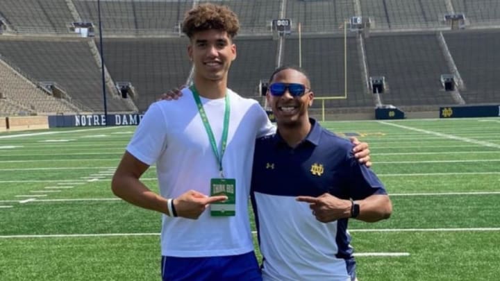 Wide Receiver Derek Meadows Is Building A Strong Bond With Notre Dame Wide Receiver Derek Meadows Is Building A Strong Bond With Notre Dame