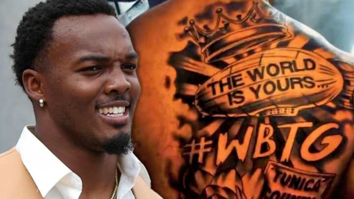 Eagles LOOK: Nakobe Dean Gets ‘Scarface’ Tattoo Eagles LOOK: Nakobe Dean Gets ‘Scarface’ Tattoo