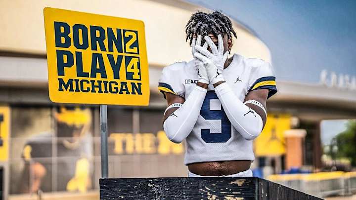 New Michigan Commit Elias Rudolph Looks Like $70,000,000 EDGE Rusher New Michigan Commit Elias Rudolph Looks Like $70,000,000 EDGE Rusher