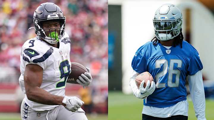 Fantasy Football Rankings: Kenneth Walker III vs. Jahmyr Gibbs