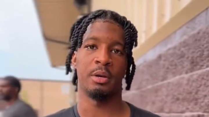 Jameis Winston Comforts A Fan After Her Mother's Death