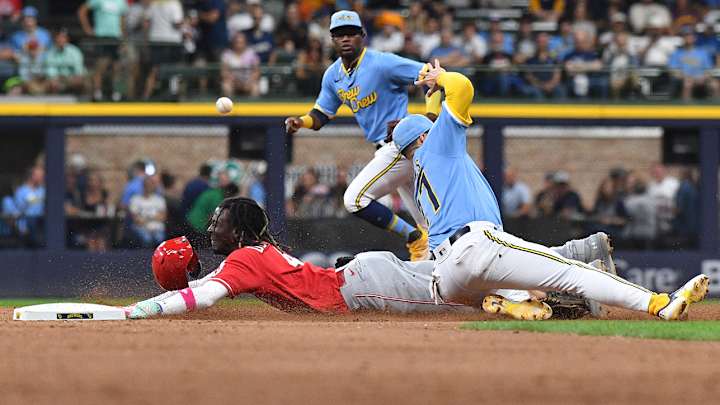 Reds’ Elly De La Cruz Needed Just Two Pitches to Steal Every Base, Including Home Reds’ Elly De La Cruz Needed Just Two Pitches to Steal Every Base, Including Home