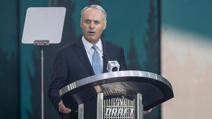Rob Manfred Butchered a College Name at the MLB Draft, and Fans Had Jokes Rob Manfred Butchered a College Name at the MLB Draft, and Fans Had Jokes