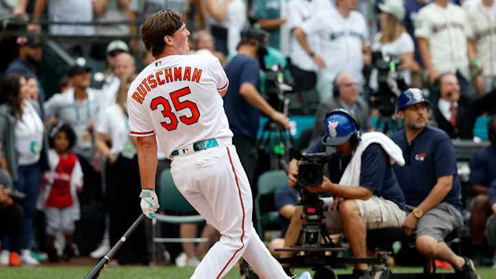 Baltimore Orioles' Adley Rutschman Bats Both Ways in Home Run Derby, Comes Up Short