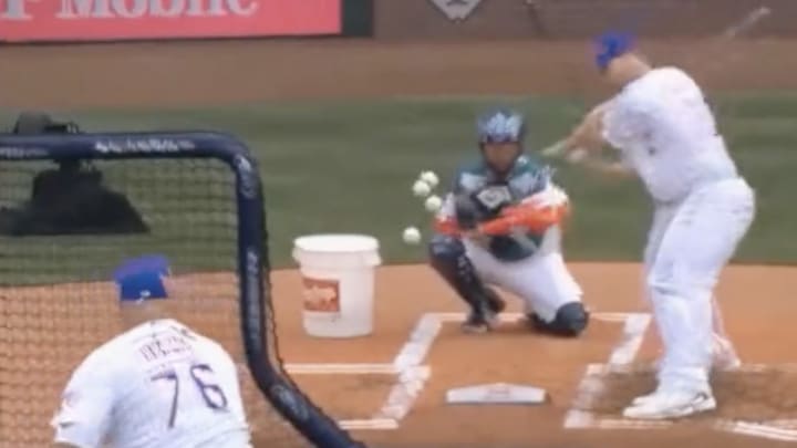 Pete Alonso’s Home Run Derby Pitcher Couldn’t Stop Painting the Outside Corner