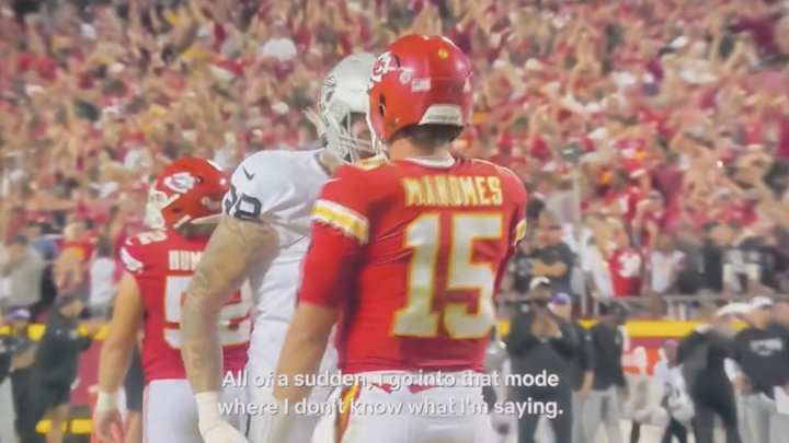 Netflix’s New Mic’d-Up Footage of Patrick Mahomes Cursing Out the Raiders is So Good