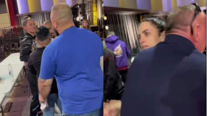 VIDEO: UFC Fighters Involved In Heated Confrontation Backstage Before Saturday's Fight Night