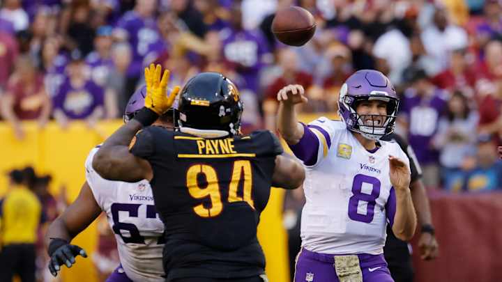 Commanders' Daron Payne Had Hilarious Reaction After Hitting Washington Ex Kirk Cousins Commanders' Daron Payne Had Hilarious Reaction After Hitting Washington Ex Kirk Cousins