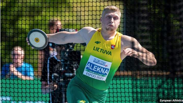 Cal Track & Field: Mykolas Alekna Wins U23 European Title, Clinches '24 Olympic Bid