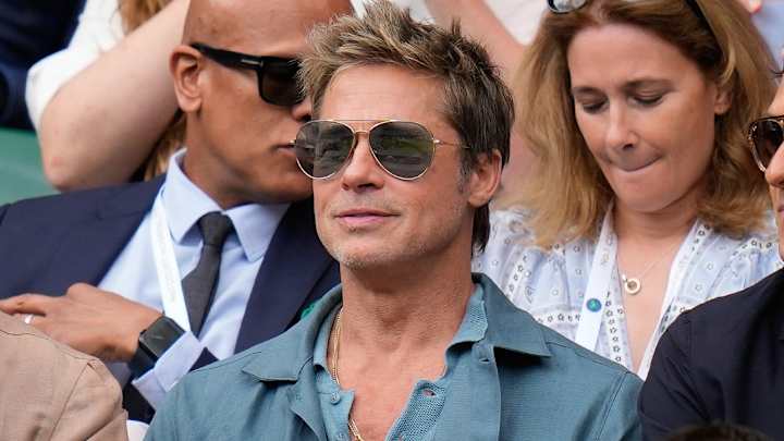 Brad Pitt, Ariana Grande Among Celebrities at Wimbledon Men’s Final