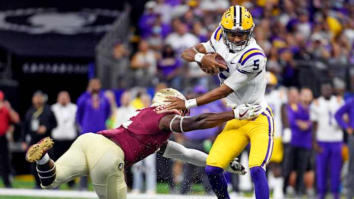 LSU Quarterback Jayden Daniels Has 'Extra Edge' For Season Opener Against FSU