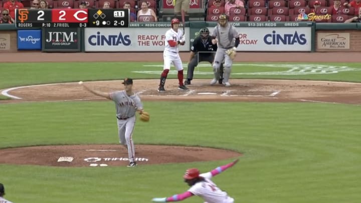 Submariner Tyler Rogers’s Very Weird Pickoff Move Totally Tricked Elly De La Cruz