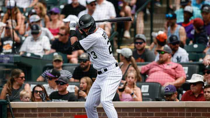 Colorado Rockies OF Kris Bryant Leaves Game After Hit-By-Pitch, X-Rays Negative