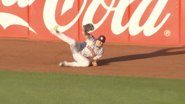 A’s Announcer Gets Totally Fooled by Sun, Misses Spectacular Catch