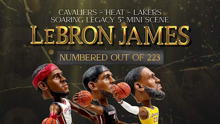 Sports Apparel Company Launches New LeBron James Bobblehead Sports Apparel Company Launches New LeBron James Bobblehead