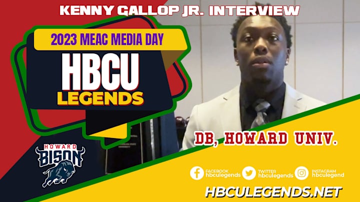 Kenny Gallop Jr. Interview at 2023 MEAC Media Day