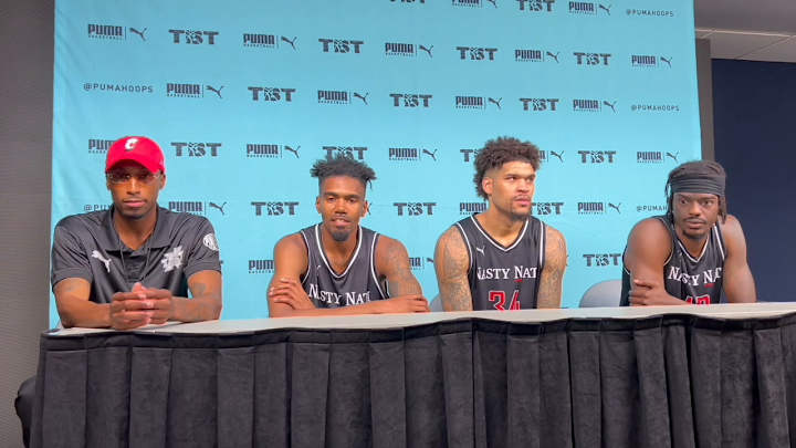 Watch: Nasty Nati Stars Discuss 76-51 Win to Capture TBT Xavier Regional