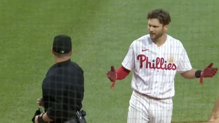 Trea Turner Got Ejected After Harmless Move and MLB Fans Ripped the Ump for Being Too Sensitive