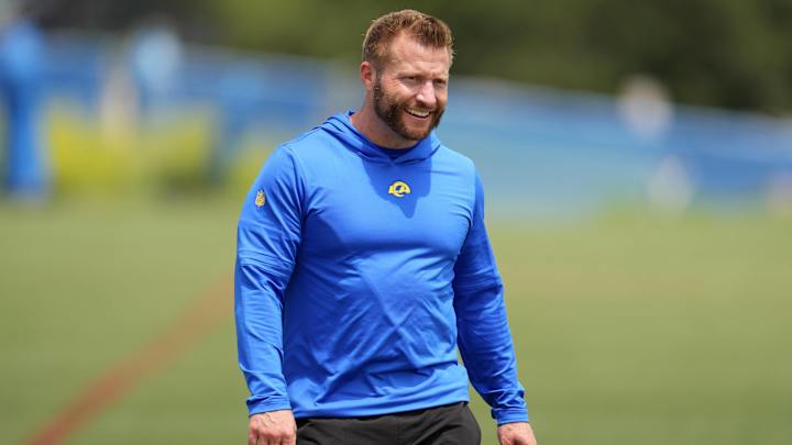 Sean McVay Says His Wife Will Give Birth During 2023 NFL Season Sean McVay Says His Wife Will Give Birth During 2023 NFL Season