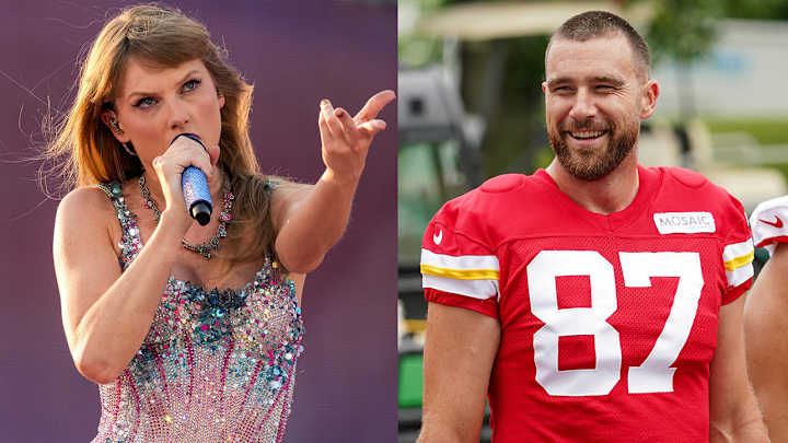 Travis Kelce Carefully Answers Question About Whether He’s in Love With Taylor Swift Travis Kelce Carefully Answers Question About Whether He’s in Love With Taylor Swift